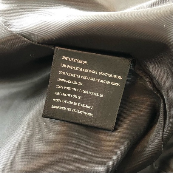 Sam Edelman Leopard Elongated Wool Blend Bomber Jacket - Picture 4 of 5